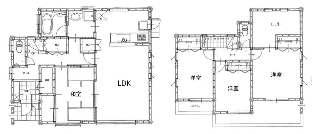 Floor plan. 19,800,000 yen, 4LDK, Land area 205.2 sq m , Building area 103.51 sq m