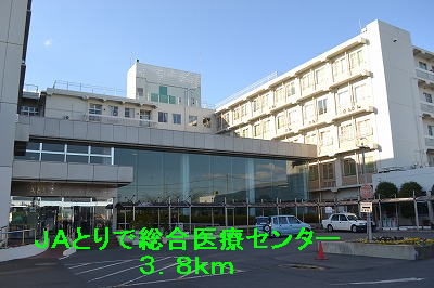 Hospital. 3800m with JA taking to General Medical Center (hospital)