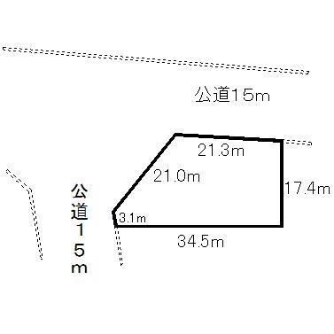 Compartment figure. Land price 41 million yen, Land area 538 sq m