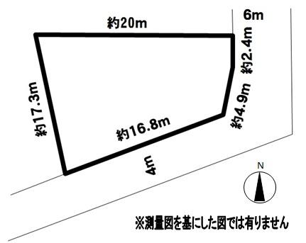 Compartment figure. Land price 8.9 million yen, Land area 204.45 sq m