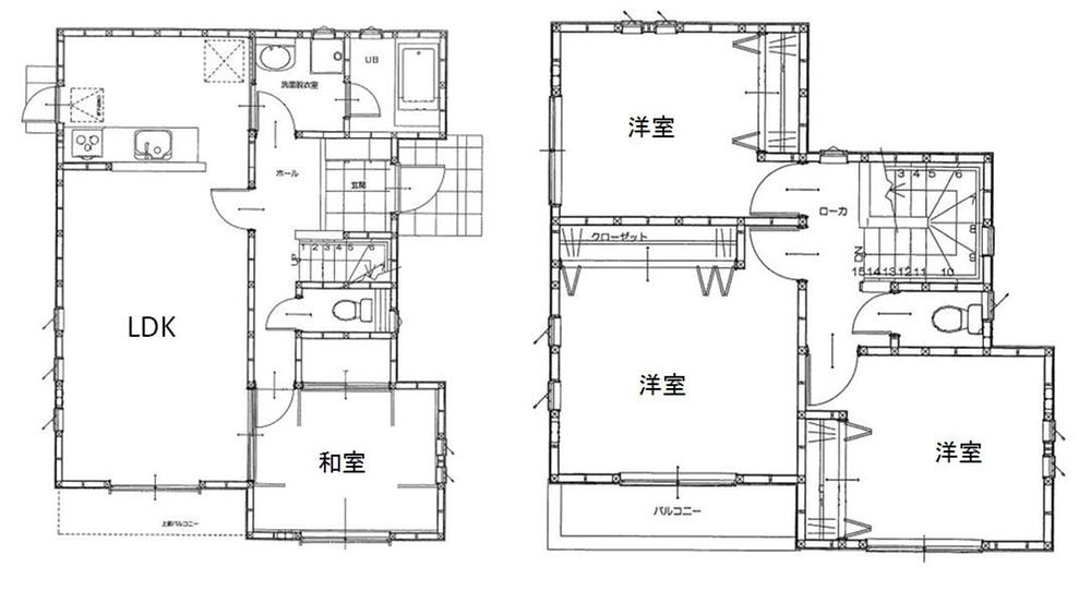 Floor plan. 18.9 million yen, 4LDK, Land area 183.86 sq m , Building area 99.36 sq m