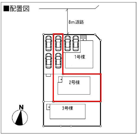 Compartment figure. 16.8 million yen, 4LDK, Land area 163.99 sq m , Building area 98.01 sq m