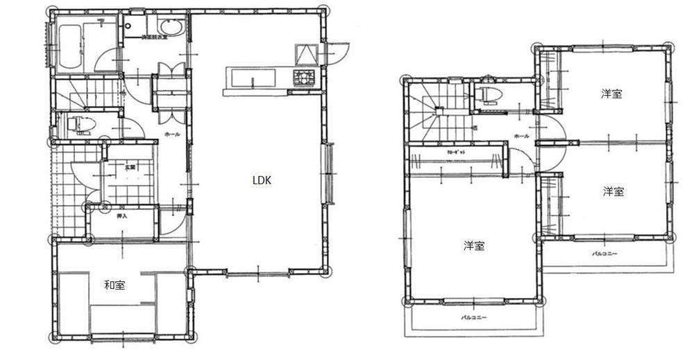 Floor plan. 16,900,000 yen, 4LDK, Land area 240.69 sq m , Building area 99.36 sq m