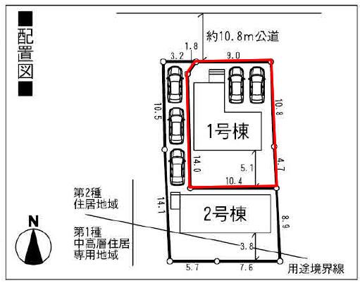 Compartment figure. 23.8 million yen, 4LDK, Land area 159.93 sq m , Building area 93.96 sq m