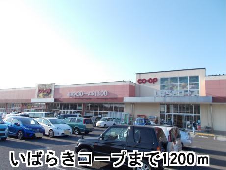 Supermarket. Ibaraki to Co-op (super) 1200m