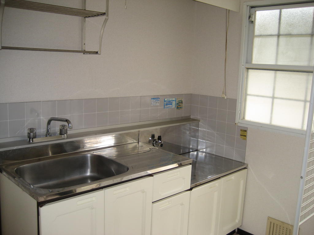 Kitchen. Bright kitchen there is a window