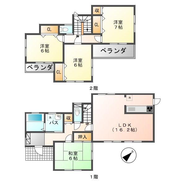 Floor plan. (15 Building), Price 21,400,000 yen, 4LDK, Land area 362.76 sq m , Building area 102.76 sq m