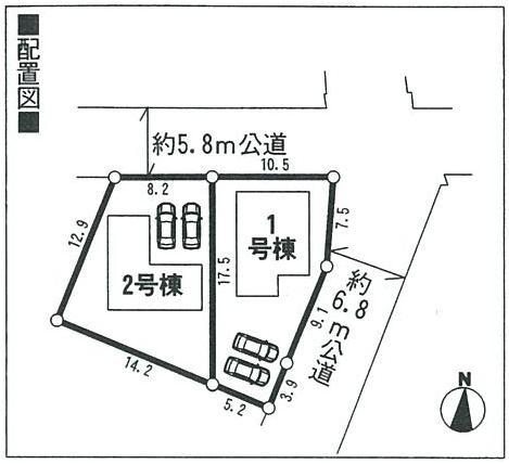 Compartment figure. 19,800,000 yen, 4LDK, Land area 164.54 sq m , Building area 93.96 sq m