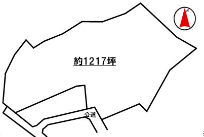Compartment figure. Land price 34,800,000 yen, Land area 4,026 sq m