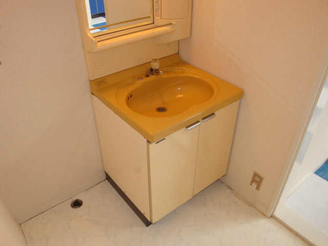Washroom. Independent wash basin.