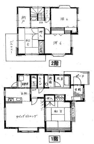Floor plan. 9.9 million yen, 4LDK + S (storeroom), Land area 155.22 sq m , Building area 120.06 sq m