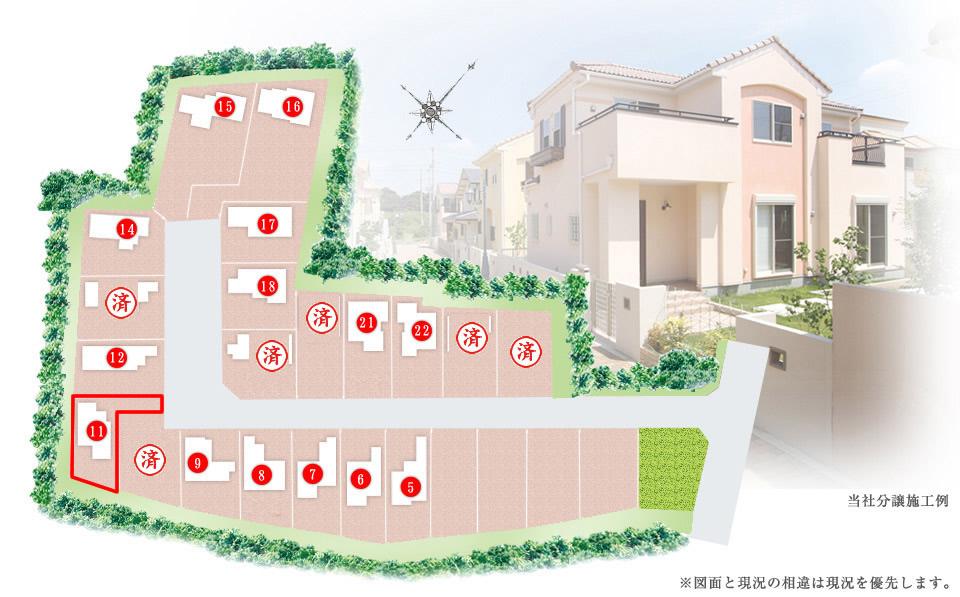 Compartment figure. 15.4 million yen, 4LDK, Land area 171.2 sq m , Building area 96.88 sq m