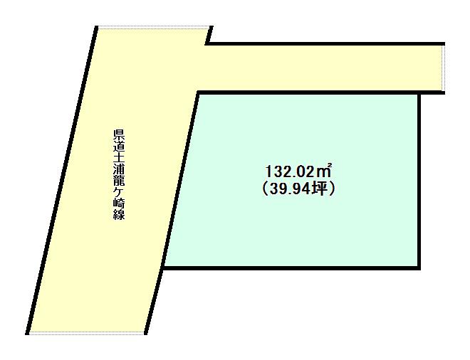 Compartment figure. Land price 4 million yen, Land area 132.02 sq m