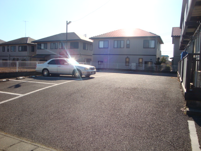 Parking lot. On-site parking