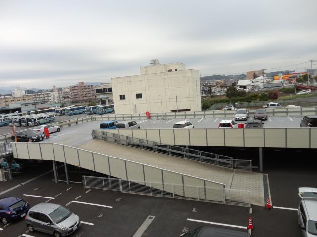 Parking lot. Common areas