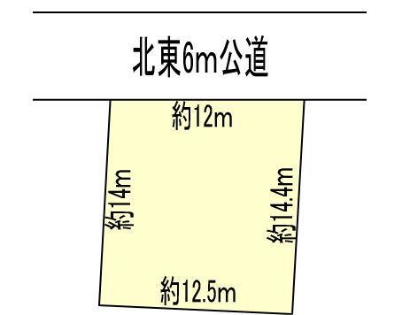 Compartment figure. Land price 7.5 million yen, Land area 191.53 sq m