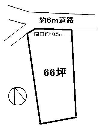 Compartment figure. Land price 7,875,000 yen, Land area 220.51 sq m compartment view