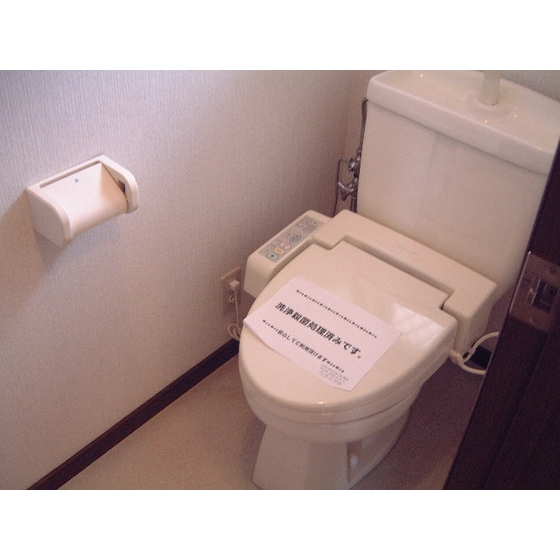 Toilet. With warm water washing toilet seat