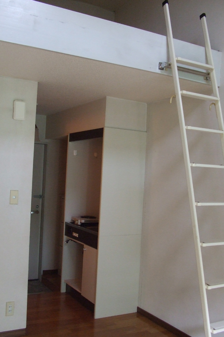 Other room space. Loft ladder