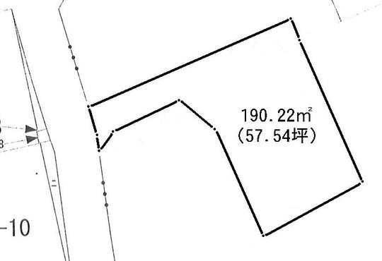 Compartment figure. Land price 1.8 million yen, Land area 190.22 sq m