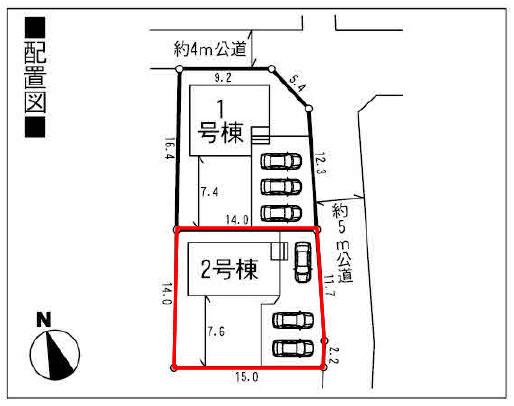 Compartment figure. 19,800,000 yen, 4LDK, Land area 204.98 sq m , Building area 98.01 sq m