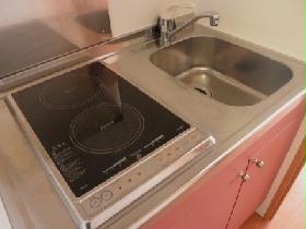 Kitchen. Care is simple electric stove ☆ 