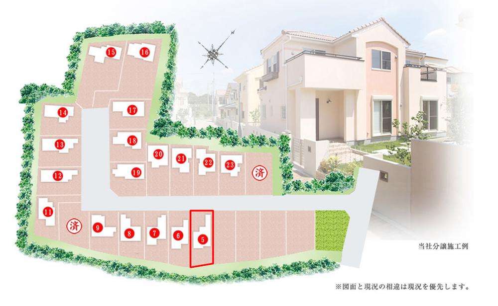 Compartment figure. 16.4 million yen, 4LDK, Land area 166.63 sq m , Building area 97.42 sq m