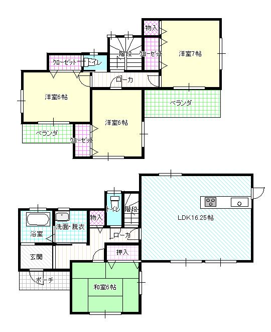 Floor plan. (15 Building), Price 21,400,000 yen, 4LDK, Land area 301.86 sq m , Building area 102.26 sq m