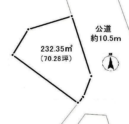 Compartment figure. Land price 7 million yen, Land area 232.35 sq m