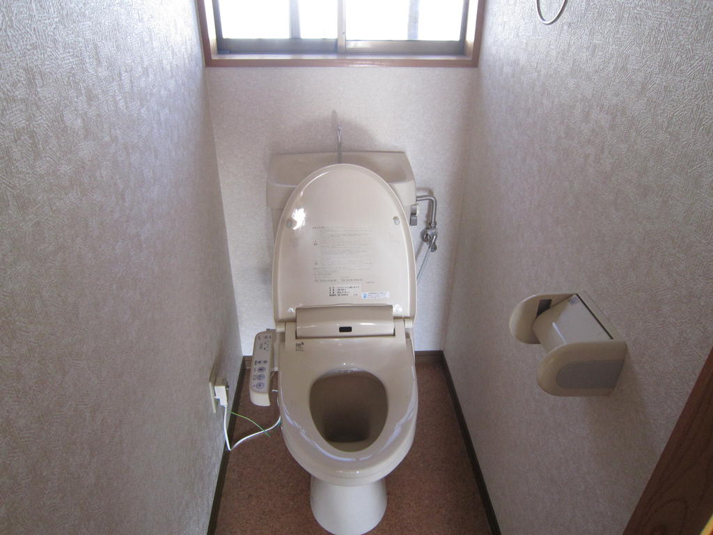 Toilet. Warm water washing toilet seat