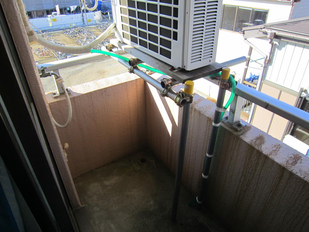 Balcony. Outdoor Laundry Area