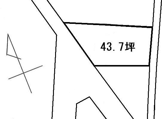 Compartment figure. Land price 4.5 million yen, Land area 144.57 sq m