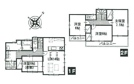 Floor plan. 21,400,000 yen, 4LDK, Land area 387.09 sq m , Building area 99.78 sq m