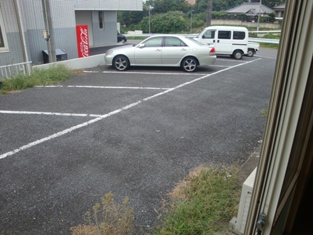 Parking lot. On-site parking