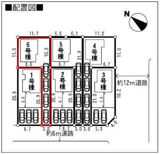 Compartment figure. 13.5 million yen, 4LDK + S (storeroom), Land area 191.39 sq m , Building area 96.79 sq m