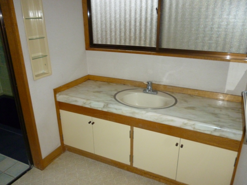Washroom. Wash basin