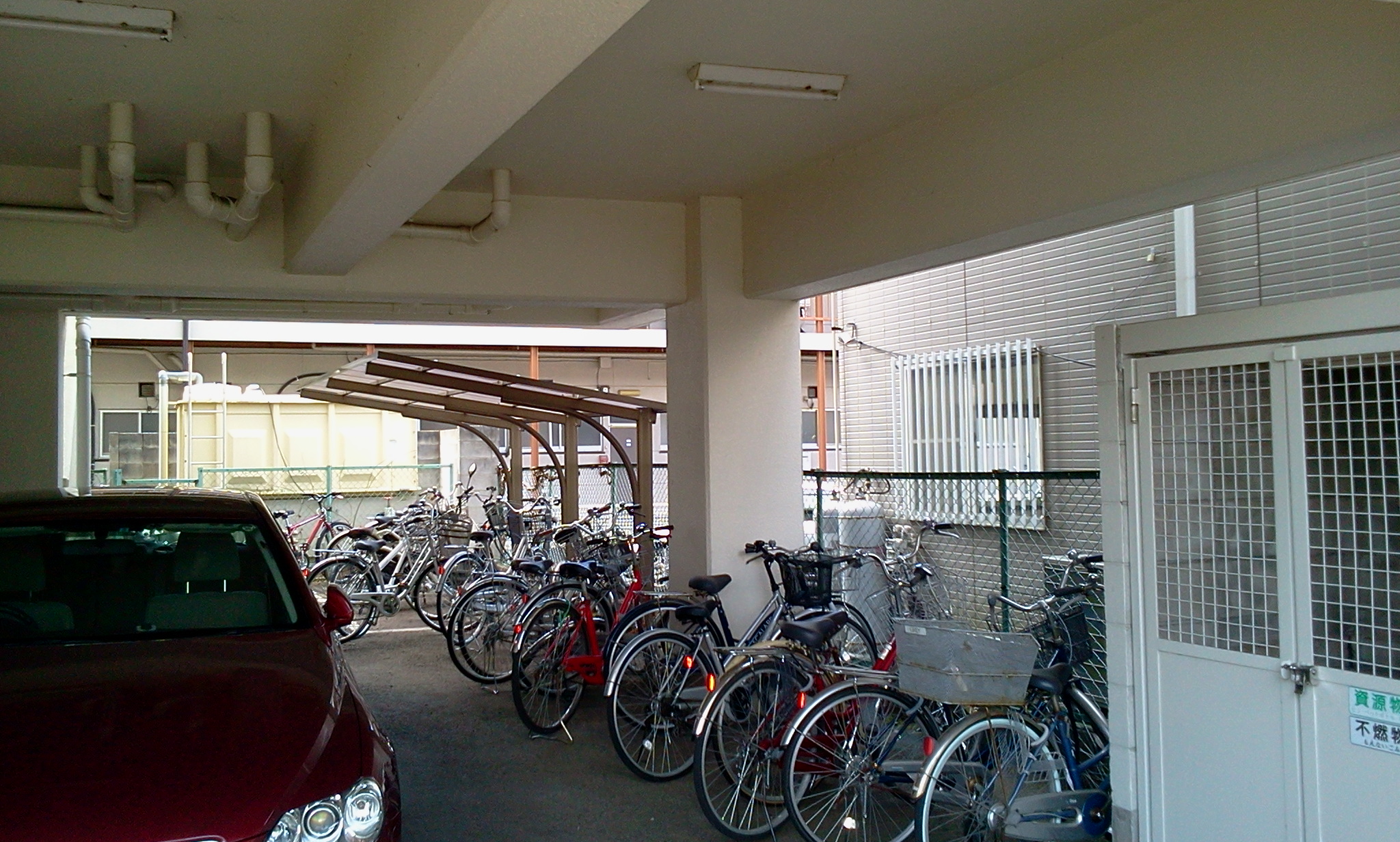 Other common areas. Bicycle parking is covered! 