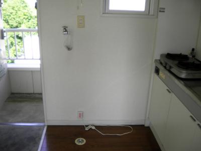 Entrance. Entrance double lock ・ Washing machine in the room