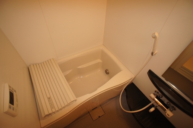 Bath. Bathroom Dryer & chase with burning hot water bath