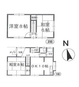 Floor plan. 7 million yen, 3DK, Land area 165.28 sq m , Building area 72.71 sq m