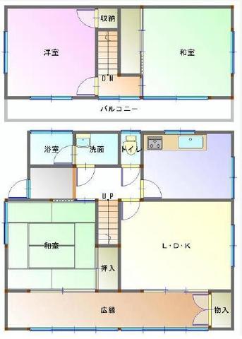 Floor plan. 7.3 million yen, 3LDK, Land area 221.07 sq m , Building area 102.4 sq m