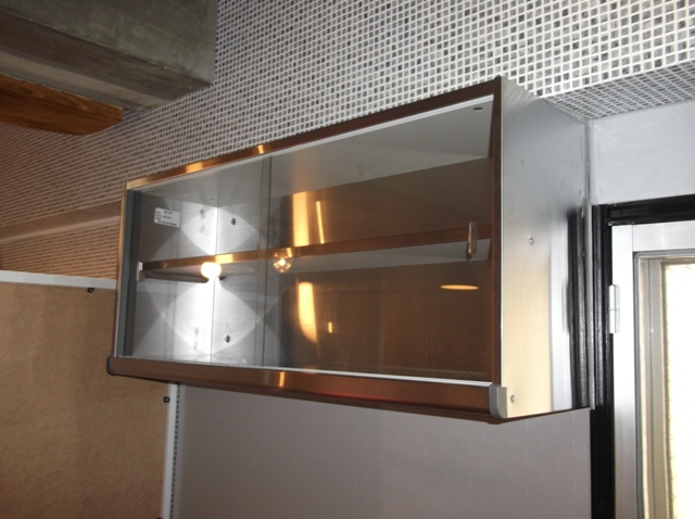 Kitchen. Stylish Tsuridana of stainless