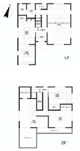 Floor plan. 14.7 million yen, 5LDK + S (storeroom), Land area 165.25 sq m , Building area 117.21 sq m
