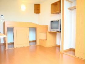 Living and room. Under the bed has become a large storage.