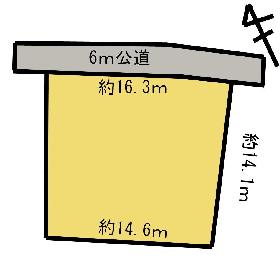 Compartment figure. Land price 8 million yen, Land area 220.76 sq m