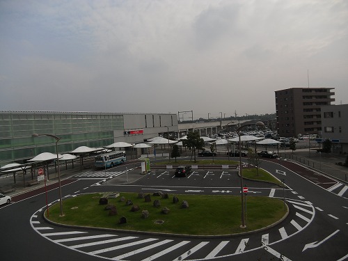View. Overlook the station of the green