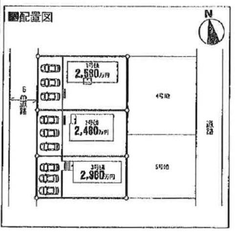 Compartment figure. 23.8 million yen, 4LDK, Land area 181.64 sq m , Building area 96.79 sq m