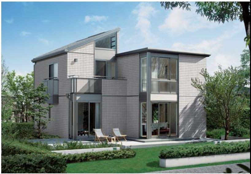 Building plan example (exterior photos). The building is the appearance image. Product Type Bj