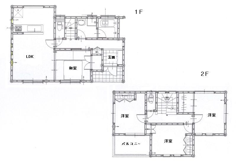 Floor plan. 21.5 million yen, 4LDK, Land area 200.2 sq m , Building area 92.74 sq m