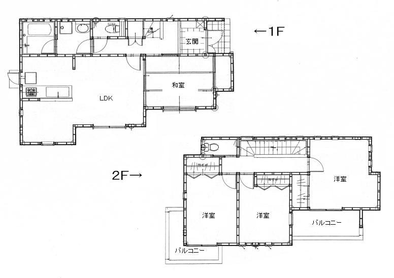 Floor plan. 26.7 million yen, 4LDK, Land area 248.59 sq m , Building area 99.36 sq m